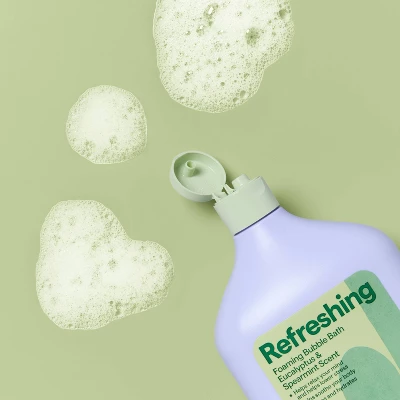 Up & Up Refreshing Foaming Bubble Bath - Eucalyptus And Spearmint - 34oz - Up&up™ 3 Up & Up Refreshing Foaming Bubble Bath - Eucalyptus And Spearmint - 34oz - Up&up™
