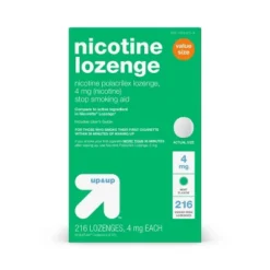Nicotine 4mg Lozenge Stop Smoking Aid - Mint - Up & Up™ -Up&Up GUEST 025300af a952 48cb 9399 e039fdb380d2