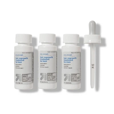 Extra Strength Minoxidil Hair Regrowth Treatment For Men - 2 Fl Oz Each - Up & Up™ 9 Extra Strength Minoxidil Hair Regrowth Treatment For Men - 2 Fl Oz Each - Up & Up™ - Image 7