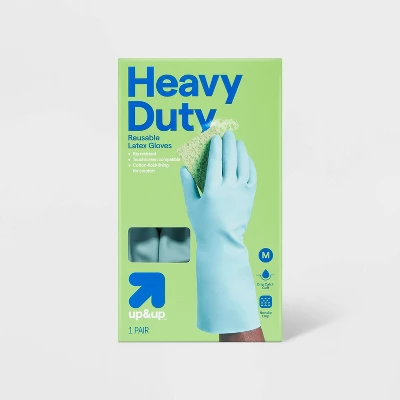 Up & Up Reusable Heavy Duty Latex Gloves - Up&up™ 6 Up & Up Reusable Heavy Duty Latex Gloves - Up&up™ - Image 4