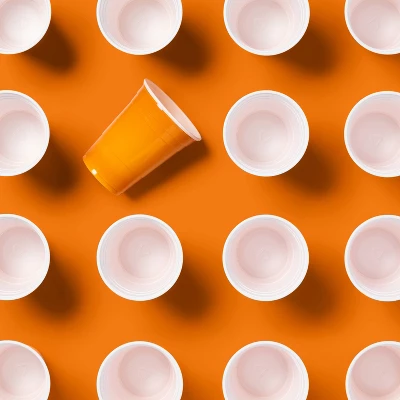 Up & Up Halloween Disposable Solid Cups - Orange - 18oz/30ct - Up&up™ 3 Up & Up Halloween Disposable Solid Cups - Orange - 18oz/30ct - Up&up™