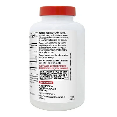 Collagen + Vitamin C Tablets - 200ct - Up & Up™ 4 Collagen + Vitamin C Tablets - 200ct - Up & Up™ - Image 2