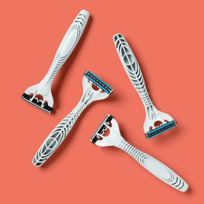 Up & Up Pivoting Head Men's 3-Blade Facial Disposable Razors - 4ct - Up&up™ 3 Up & Up Pivoting Head Men's 3-Blade Facial Disposable Razors - 4ct - Up&up™