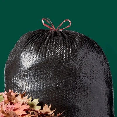 Up & Up Extra-Strong Lawn And Leaf Drawstring Trash Bags - 39gal/30ct - Up&up™ 3 Up & Up Extra-Strong Lawn And Leaf Drawstring Trash Bags - 39gal/30ct - Up&up™