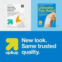 Up & Up Lidocaine 4% Pain Relieving Gel Patch - 6ct - Up&up™ -Up&Up GUEST 1035a893 24c8 42d6 83d3 cdc4cce8b4ea