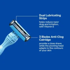 Up & Up Sensitive Skin Men's 3-Blade Facial Disposable Razors - 3ct - Up&up™ -Up&Up GUEST 11243b08 cb37 481b b480 91877dcb967d