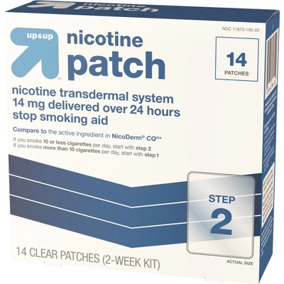 Nicotine Stop Smoking Aid Clear Patches Step 2 - 14ct - Up & Up™ 5 Nicotine Stop Smoking Aid Clear Patches Step 2 - 14ct - Up & Up™ - Image 3
