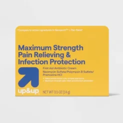 Up & Up First Aid Antibiotic Pain Relieving Cream - 0.5oz - Up&up™ -Up&Up GUEST 166437b5 72cb 486f ad41 4d223b00c235