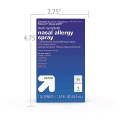 Triamcinolone Acetonide Multi-Symptom Nasal Allergy Relief Spray - 0.57 Fl Oz - Up & Up™ -Up&Up GUEST 1671dd76 5ff6 4aa0 a560 8c734f918786