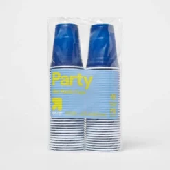 Disposable Blue Plastic Cups - 72ct/18oz - Up & Up™ -Up&Up GUEST 1c090865 828d 4503 8648 391622aa4143