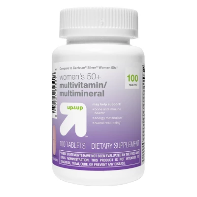 Up & Up Women's 50+ Multivitamin Dietary Supplement Tablets- 100ct - Up&up™ 6 Up & Up Women's 50+ Multivitamin Dietary Supplement Tablets- 100ct - Up&up™ - Image 4