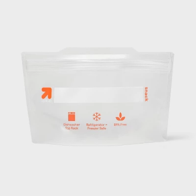 Up & Up Snack Reusable Food Storage Bags - 8pk - Up&up™ 5 Up & Up Snack Reusable Food Storage Bags - 8pk - Up&up™ - Image 3