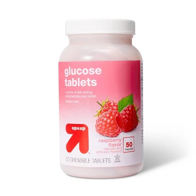 Up & Up Glucose Tablets - Raspberry Flavor - 50ct - Up&up™ 5 Up & Up Glucose Tablets - Raspberry Flavor - 50ct - Up&up™ - Image 3