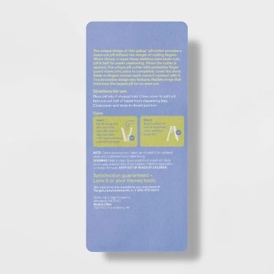 Up & Up Safety Shield Tablet Cutter - 1ct - Up&up™ (Color May Vary) 4 Up & Up Safety Shield Tablet Cutter - 1ct - Up&up™ (Color May Vary) - Image 2