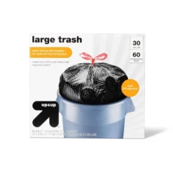 Large Drawstring Trash Bags - 30 Gallon - Up & Up™ -Up&Up GUEST 20792785 e09b 4ba3 a8aa 908e88a67385
