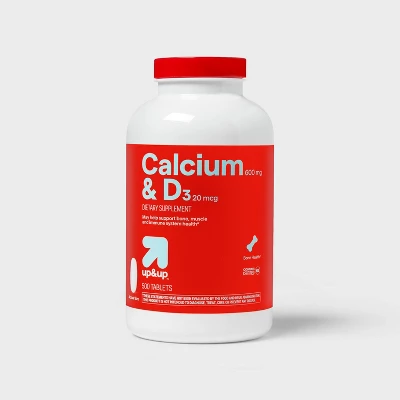 Up & Up Calcium + Vitamin D3 Tablets - 500ct - Up&up™ 6 Up & Up Calcium + Vitamin D3 Tablets - 500ct - Up&up™ - Image 4
