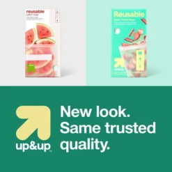 Up & Up Reusable Bag - Gallon Freezer - 8pk - Up&up™ -Up&Up GUEST 2791fd24 cf90 4b67 9d02 ba4a25f77adc