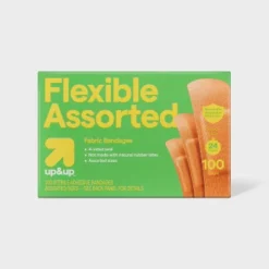 Up & Up Flexible Fabric Assorted Bandages - 100ct - Up&up™ -Up&Up GUEST 2f1f9172 aa55 4b5c 85db 0d0c5a69def5