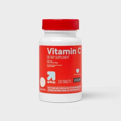 Up & Up Vitamin C 500mg With Rose Dietary Supplement Tablets - 100ct - Up&up™ 6 Up & Up Vitamin C 500mg With Rose Dietary Supplement Tablets - 100ct - Up&up™ - Image 4