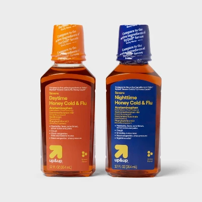 Up & Up Day And Night Severe Cold & Flu Medicine Liquid - Honey - 24 Fl Oz - Up&up™ 5 Up & Up Day And Night Severe Cold & Flu Medicine Liquid - Honey - 24 Fl Oz - Up&up™ - Image 3