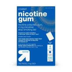 Nicotine 4mg Gum Stop Smoking Aid - Mint Freeze - Up & Up™ -Up&Up GUEST 31412120 7742 4f34 95ee f2f69e1719ae