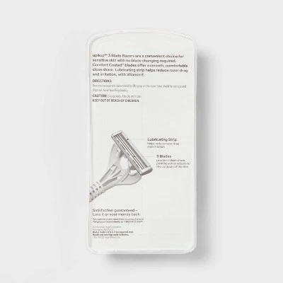 Up & Up Pivoting Head Men's 3-Blade Facial Disposable Razors - 4ct - Up&up™ 4 Up & Up Pivoting Head Men's 3-Blade Facial Disposable Razors - 4ct - Up&up™ - Image 2
