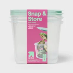 Up & Up Snap & Store Deep Rectangle Food Storage Containers - 72 Fl Oz/2ct - Up&up™ 7 Up & Up Snap & Store Deep Rectangle Food Storage Containers - 72 Fl Oz/2ct - Up&up™ -Up&Up GUEST 3cd7bc61 1447 4be9 86e2 8d71aabc4874