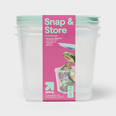 Up & Up Snap & Store Deep Rectangle Food Storage Containers - 72 Fl Oz/2ct - Up&up™ 5 Up & Up Snap & Store Deep Rectangle Food Storage Containers - 72 Fl Oz/2ct - Up&up™ - Image 3