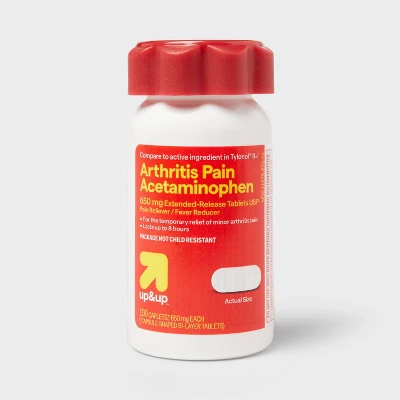 Up & Up Acetaminophen Arthritis Pain Relief 650mg Extended Release Caplets - 100ct - Up&up™ 5 Up & Up Acetaminophen Arthritis Pain Relief 650mg Extended Release Caplets - 100ct - Up&up™ - Image 3