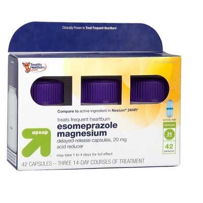 Esomeprazole Acid Reducer Capsules - 42ct - Up & Up™ 4 Esomeprazole Acid Reducer Capsules - 42ct - Up & Up™ - Image 2