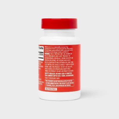 Up & Up Melatonin Quick Dissolve Tablets - Cherry Flavor - 90ct - Up&up™ 5 Up & Up Melatonin Quick Dissolve Tablets - Cherry Flavor - 90ct - Up&up™ - Image 3