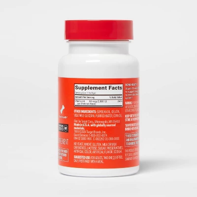 Up & Up Vitamin D3 Dietary Supplement Softgels - Up&up™ 4 Up & Up Vitamin D3 Dietary Supplement Softgels - Up&up™ - Image 2