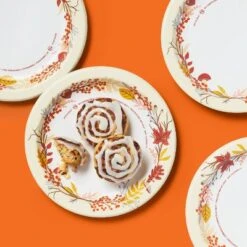 Fall Disposable Plates - 44ct - 8.5" - Up & Up™