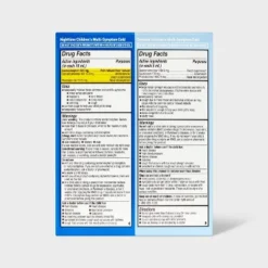 Up & Up Children's Day/Night Multi-symptom Cold Relief Liquid - Berry - 2pk/4 Fl Oz - Up&up™