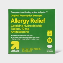 Up & Up Cetirizine Hydrochloride Allergy Relief Tablets - Up&up™ 20 Up & Up Cetirizine Hydrochloride Allergy Relief Tablets - Up&up™ -Up&Up GUEST 4b27009f ddda 4e42 b46e 7a0859cee9d2