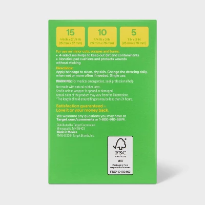 Up & Up Skin Tone Assorted Size Flexible Bandages - Dark Brown - 30ct - Up&up™ 4 Up & Up Skin Tone Assorted Size Flexible Bandages - Dark Brown - 30ct - Up&up™ - Image 2