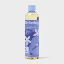 Up & Up Relaxing Moisturizing Bath Oil With Moonlight Jasmine Scent And Melatonin - 8.8 Fl Oz - Up&up™ -Up&Up GUEST 4eab29ee 308b 4b3f 94b8 71d78f00b524