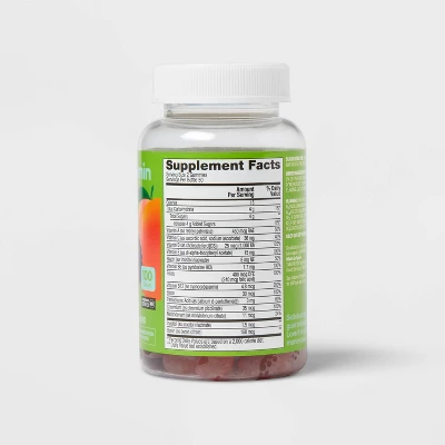 Up & Up Teen Multivitamin Gummies - 100ct - Up&up™ 4 Up & Up Teen Multivitamin Gummies - 100ct - Up&up™ - Image 2