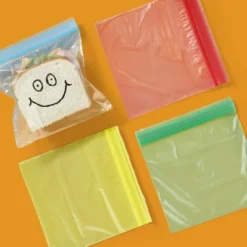 Up & Up Sandwich Storage Bags Assorted Colors - 64 Ct - Up&up