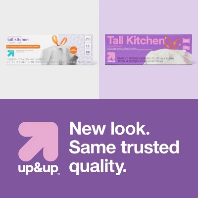 Up & Up UltraStretch Tall Kitchen Drawstring Trash Bags - Lavender Scent - 13gal - Up&up™ 6 Up & Up UltraStretch Tall Kitchen Drawstring Trash Bags - Lavender Scent - 13gal - Up&up™ - Image 4
