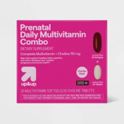 Up & Up Women's Daily Prenatal Combo Pack Dietary Supplement Tablets & Softgels - 60ct - Up&up™ -Up&Up GUEST 5f98561d b8d4 4111 8836 e0b1b3954726