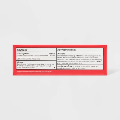 Up & Up Kids Dye Free/Natural Flavor Toothpaste - Fluoride Strawberry - 4.2oz - Up&up™ 5 Up & Up Kids Dye Free/Natural Flavor Toothpaste - Fluoride Strawberry - 4.2oz - Up&up™ - Image 3