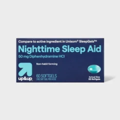 Up & Up Diphenhydramine HCl Maximum Strength Nighttime Sleep Aid Softgels - Up&up™ 11 Up & Up Diphenhydramine HCl Maximum Strength Nighttime Sleep Aid Softgels - Up&up™ -Up&Up GUEST 6e504759 2a19 4db4 9cbe a267bfaa370b