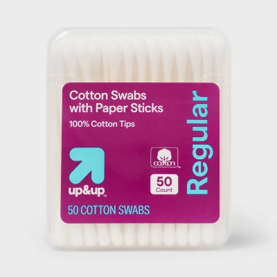 Up & Up Cotton Swabs Paper Sticks - 50ct - Up&up™ 6 Up & Up Cotton Swabs Paper Sticks - 50ct - Up&up™ - Image 4