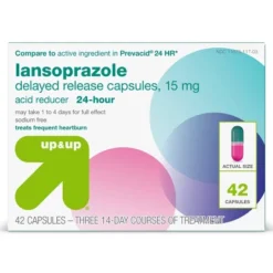 Lansoprazole 15mg Acid Reducer Delayed Release Capsules - 42ct - Up & Up™ -Up&Up GUEST 6ff0be6f 4076 459e b439 af13e1825f97