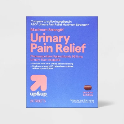 Up & Up Maximum Strength Urinary Pain Relief And UTI Pain Reliever - 24ct - Up&up™ 6 Up & Up Maximum Strength Urinary Pain Relief And UTI Pain Reliever - 24ct - Up&up™ - Image 4