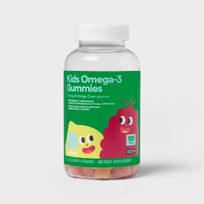 Up & Up Kids' Omega-3 Gummies - Lemonade, Strawberry, & Cherry - 120ct - Up&up™ 6 Up & Up Kids' Omega-3 Gummies - Lemonade, Strawberry, & Cherry - 120ct - Up&up™ - Image 4