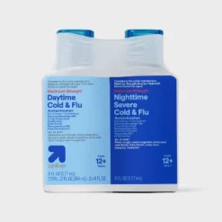 Up & Up Maximum Strength Daytime & Nighttime Severe Cold & Flu Relief Liquid - 2pk/12 Fl Oz - Up&up™ -Up&Up GUEST 72ca1226 4715 4f36 b24e 736ed3357ca3