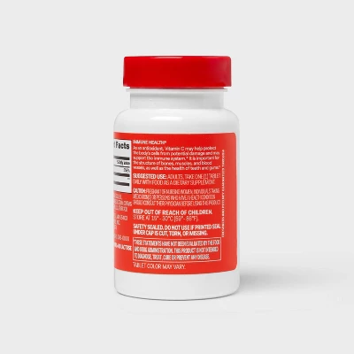 Up & Up Vitamin C 500mg With Rose Dietary Supplement Tablets - 100ct - Up&up™ 5 Up & Up Vitamin C 500mg With Rose Dietary Supplement Tablets - 100ct - Up&up™ - Image 3