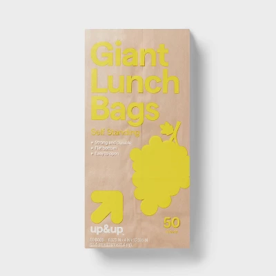 Up & Up Giant Lunch Bags - 50ct - Up&up™ 6 Up & Up Giant Lunch Bags - 50ct - Up&up™ - Image 4